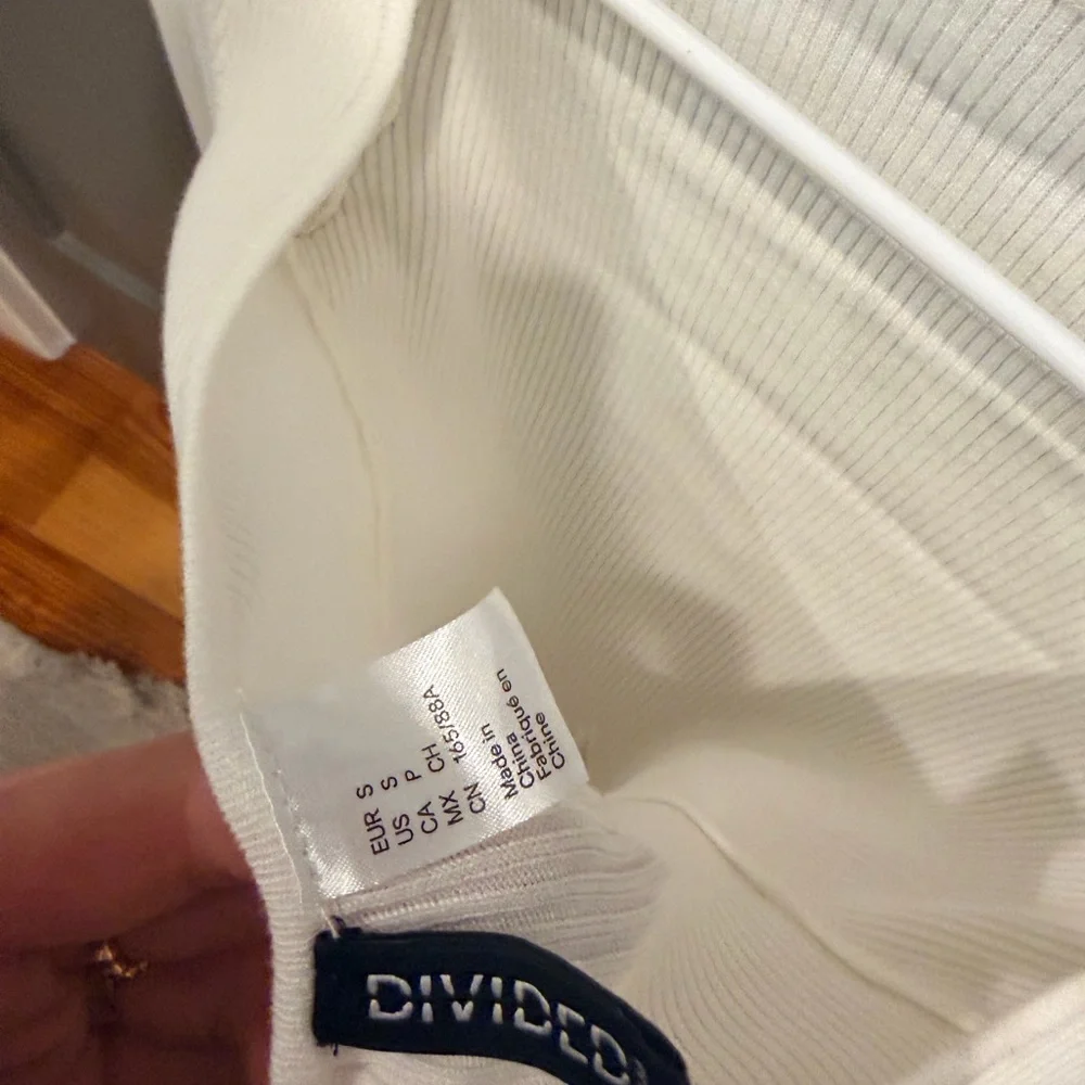 Divided Cream Ribbed Knit Top - Picture 3 of 3